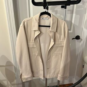 Zara Cream colored overshirt